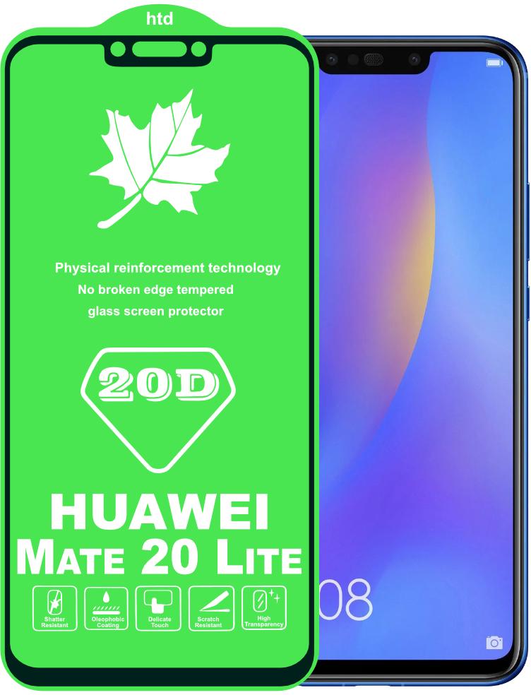 Защитное стекло 20D Glass для Huawei Mate 20 Lite большой радиус (22353)