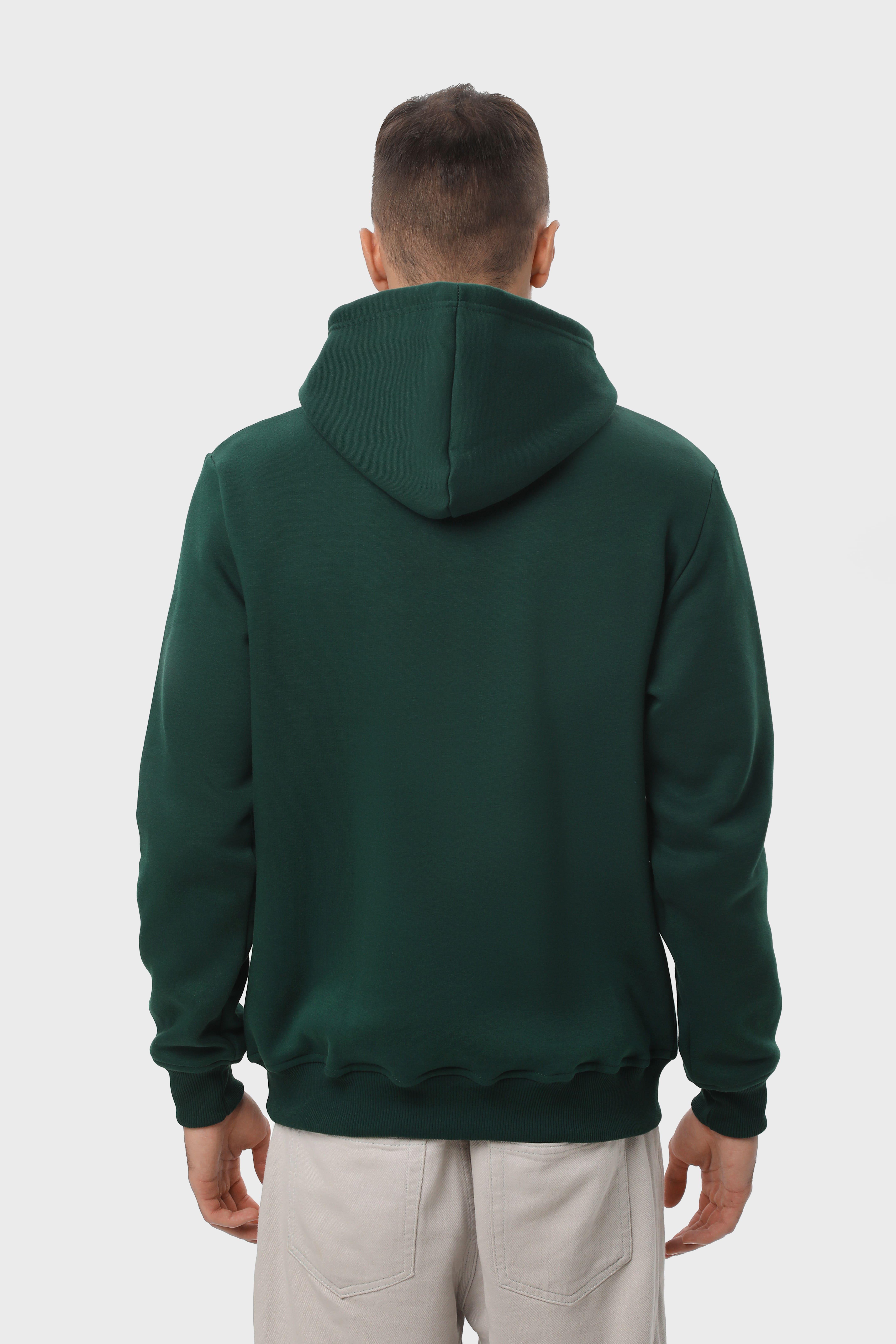 Худи утепленный RAY BASIC U0401 Bottle UNISEX XL Темно-зеленый - фото 4 Худи утепленный RAY BASIC U0401 Bottle UNISEX XL Темно-зеленый - фото 4