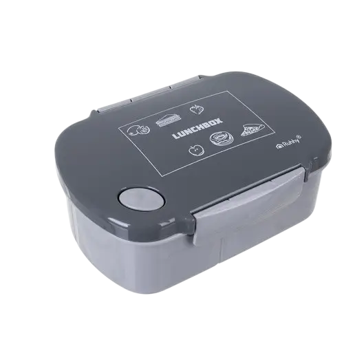 Ланчбокс Ruhhy 26169 с паровым клапаном герметичный BPA Free 800 мл Серый