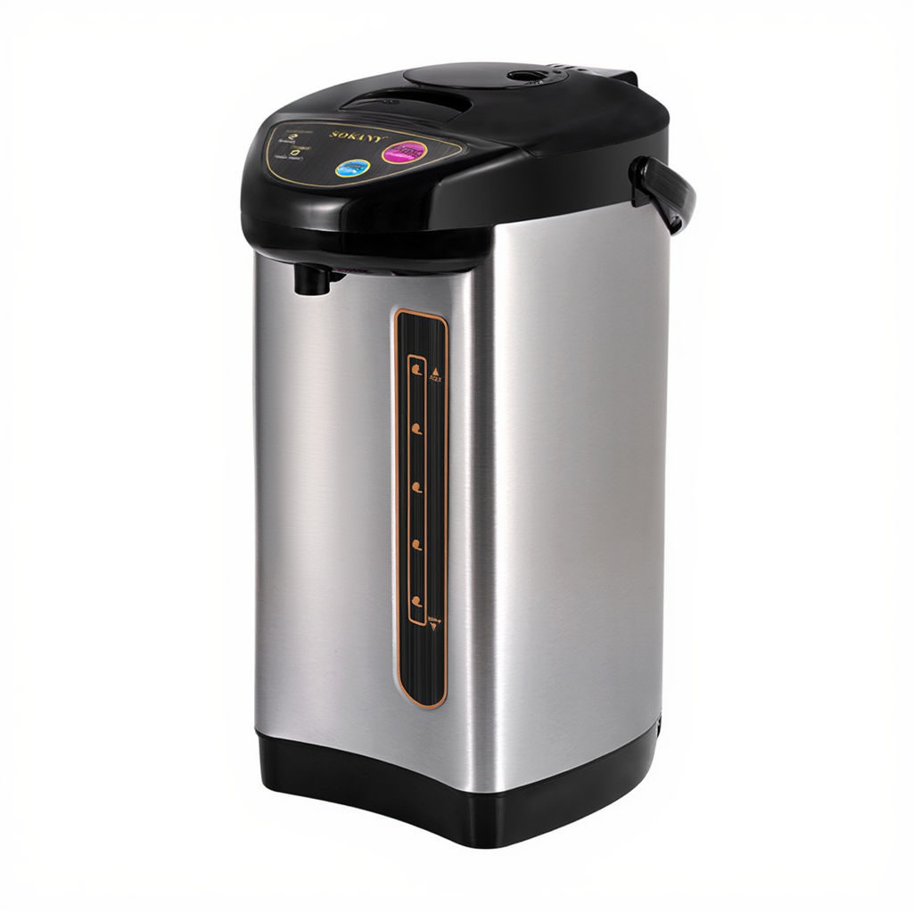 Термопот электрический для нагрева воды SOKANY SK-09060 6,8 л 800 Вт Серебристо-черный (SK-09060)