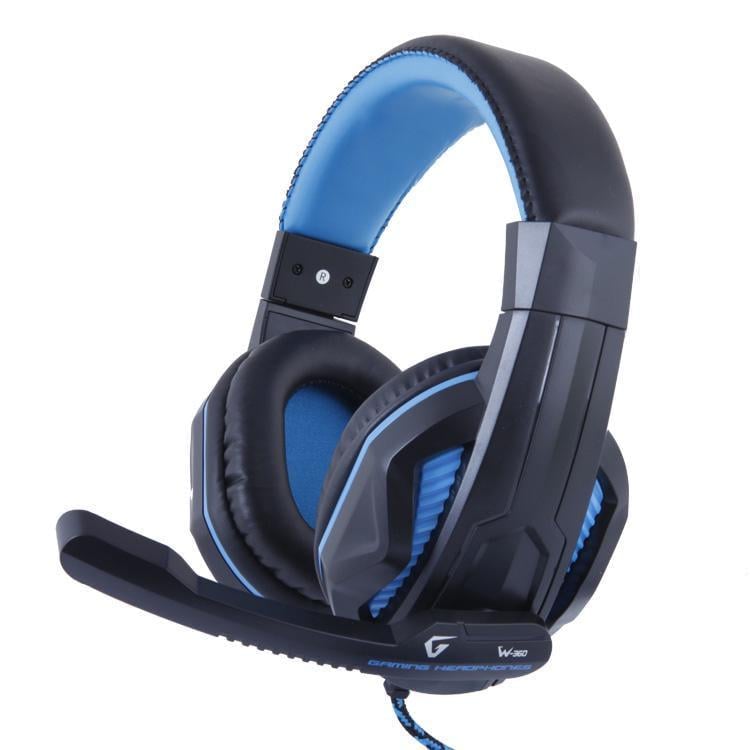Гарнітура Gemix W-360 Gaming Чорно-синій (7425555)