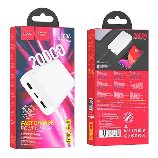 Павербанк HOCO J100A High-ranking 20000 mAh White (000225) - фото 6