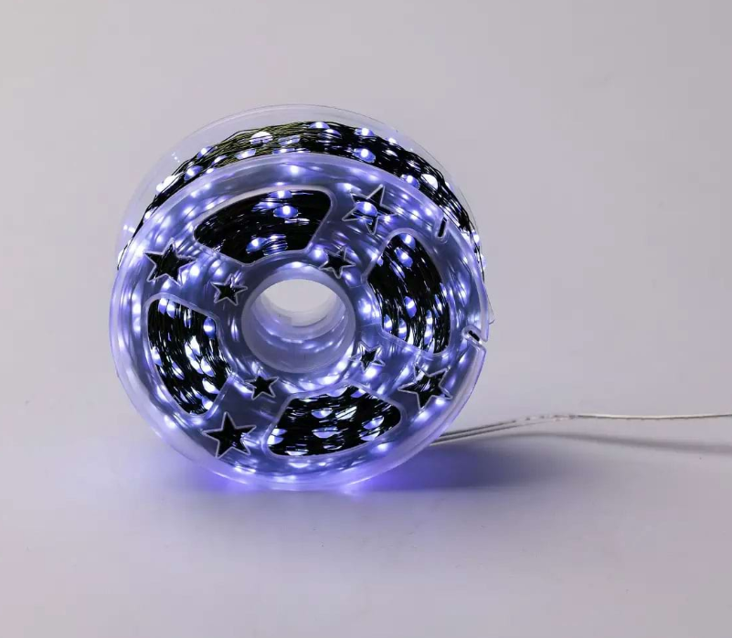Гірлянда Роса нитка з пультом 1000 LED 100 м від мережі зелений провід Білий - фото 11 Гірлянда Роса нитка з пультом 1000 LED 100 м від мережі зелений провід Білий - фото 11
