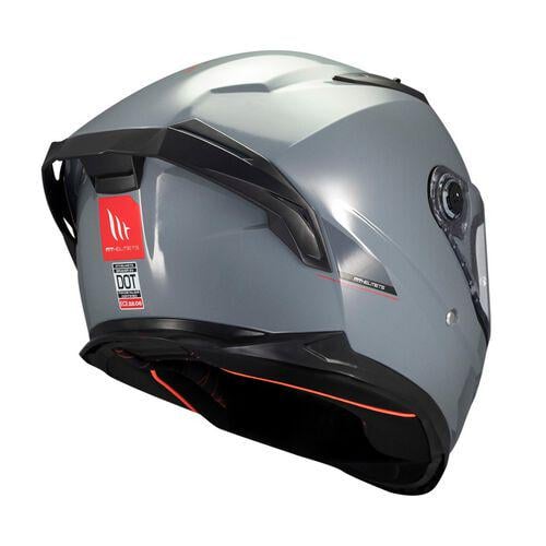 Мотошлем MT HELMETS Braker SV L Grey Gloss (47579) - фото 6
