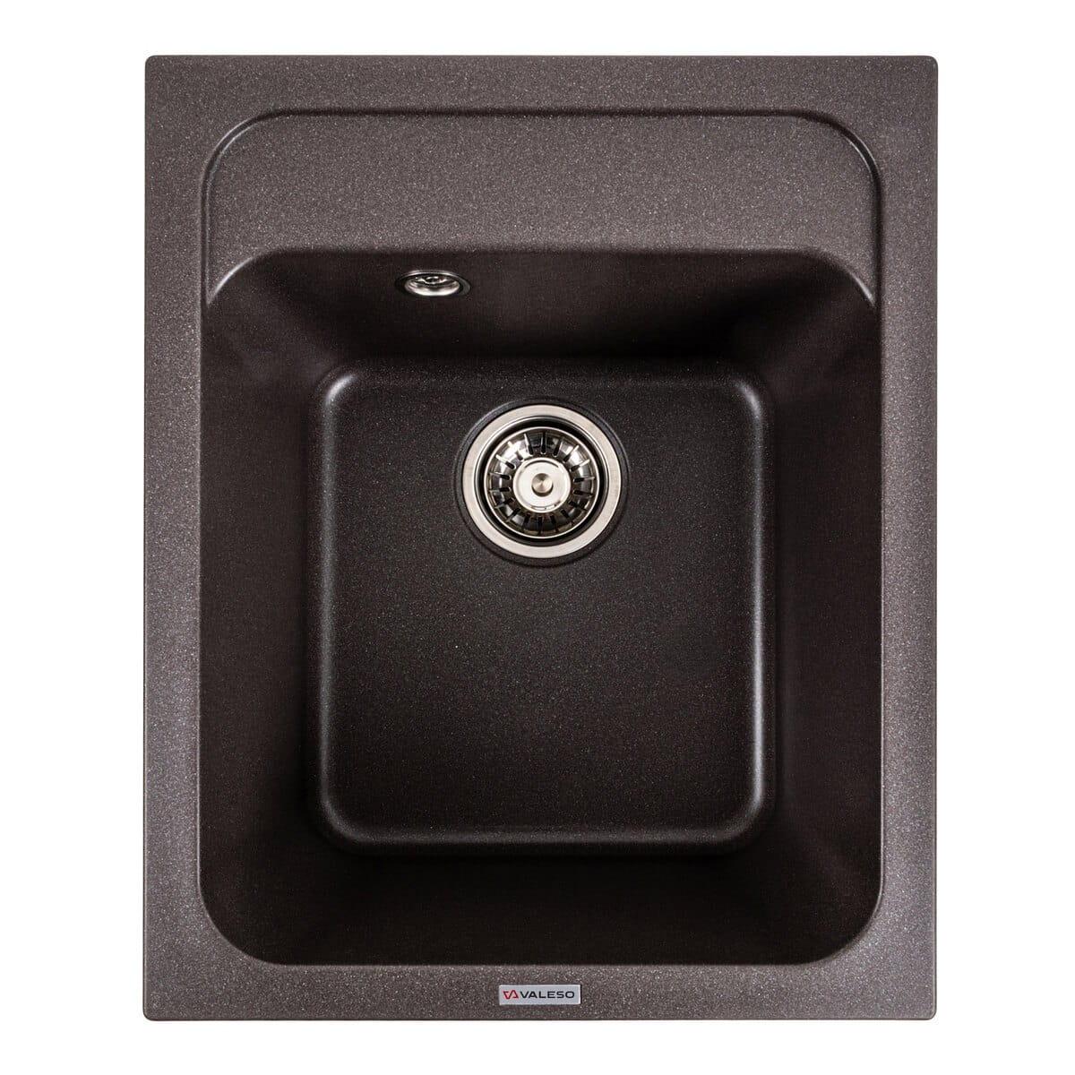 Мойка гранитная Valeso Korrado 400х500 врезная прямоугольная Гренадин матовый (PLTM-SP000047282)