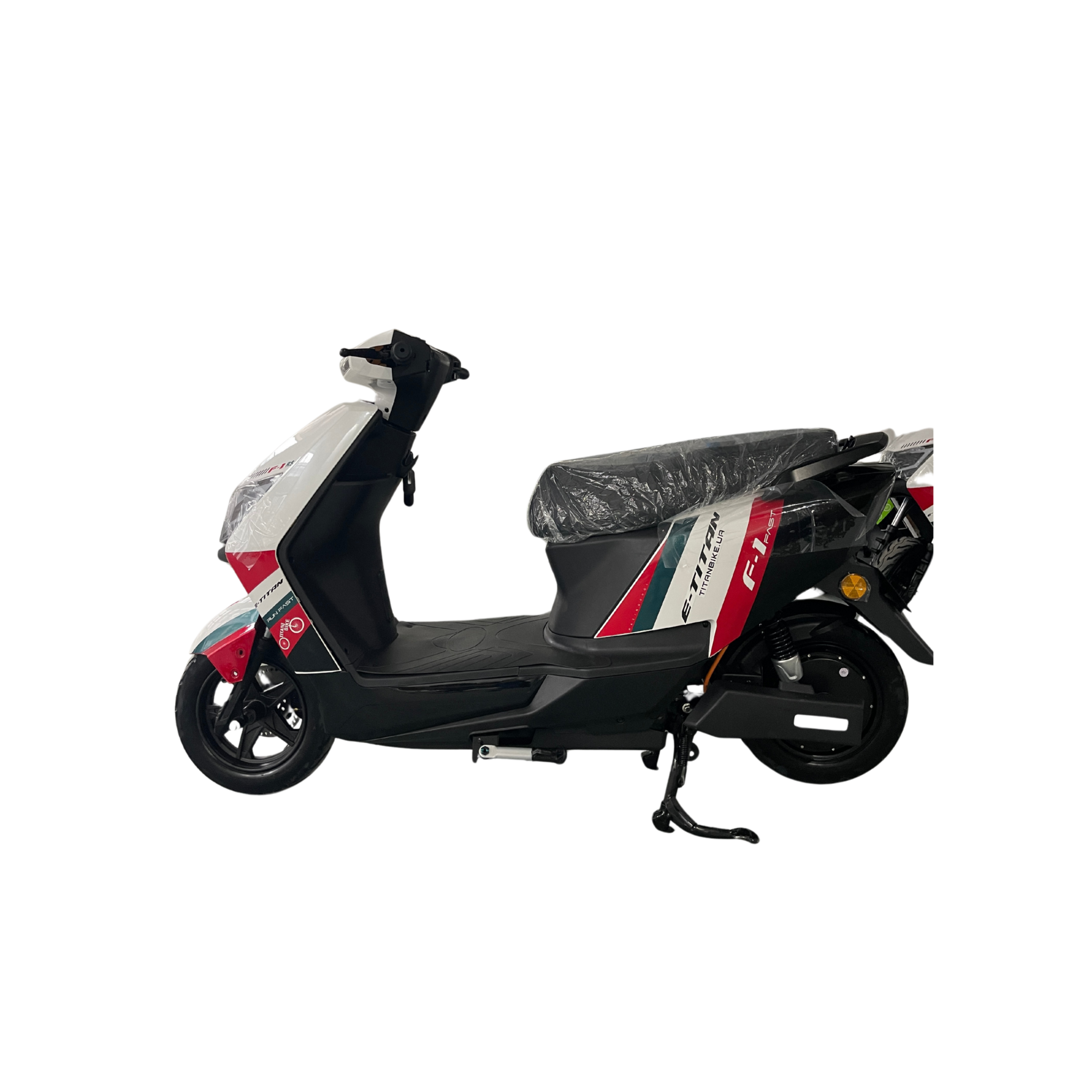 Электроскутер E-Titan F/1 12" Белый/Красный (2534980587) - фото 1