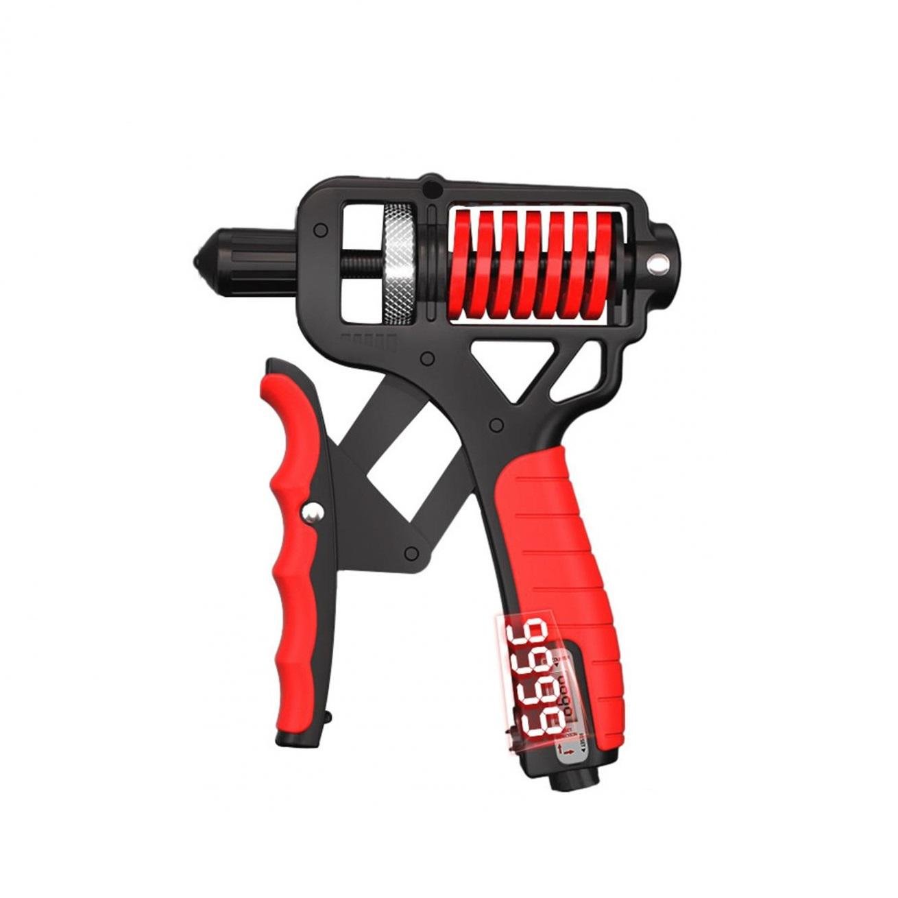 Еспандер кистьовий з регулюванням навантаження 5-165 кг і лічильником натискань до 9999 (U9156)