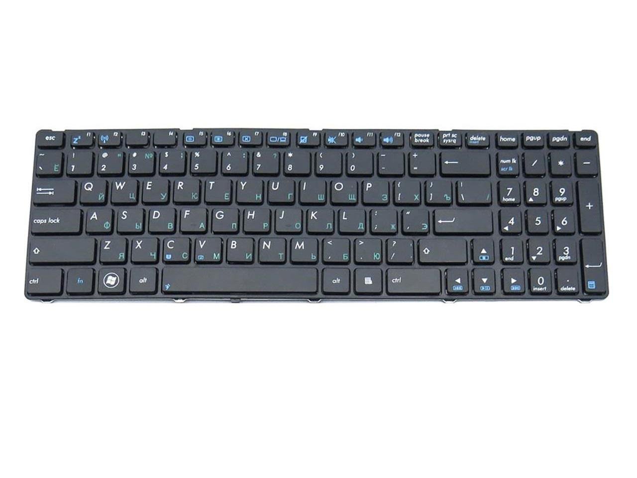 Клавиатура для ноутбука Asus K54 K54HY матовая (04GNV32KRU00)