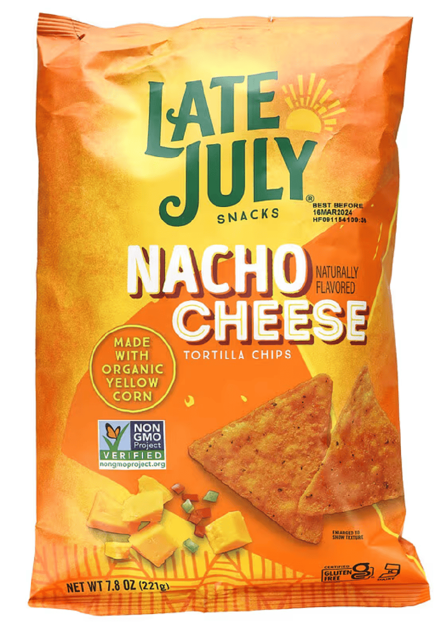Чипсы Late July Tortilla Chips Nacho Cheese 221 г (2808065867)