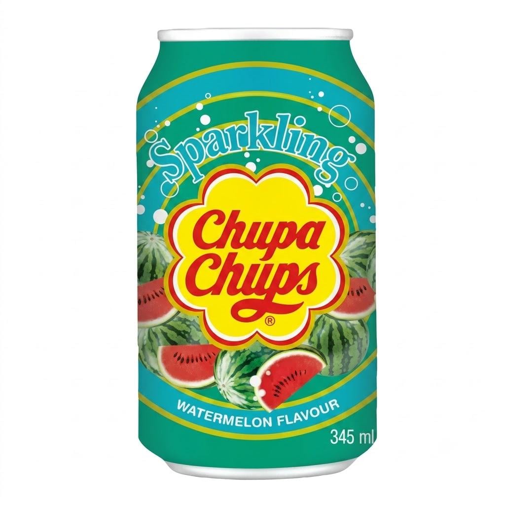 Напій газований Chupa Chups Watermelon Кавун 345 мл (chu009)