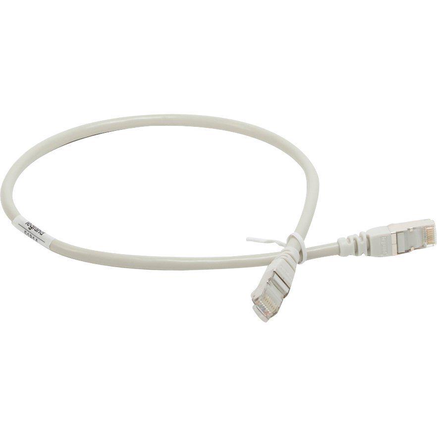 Патч-корд Legrand LCS3 Cat 5e F-UTP AWG 26 PVC 0,5 м Сірий (ERC-051814)