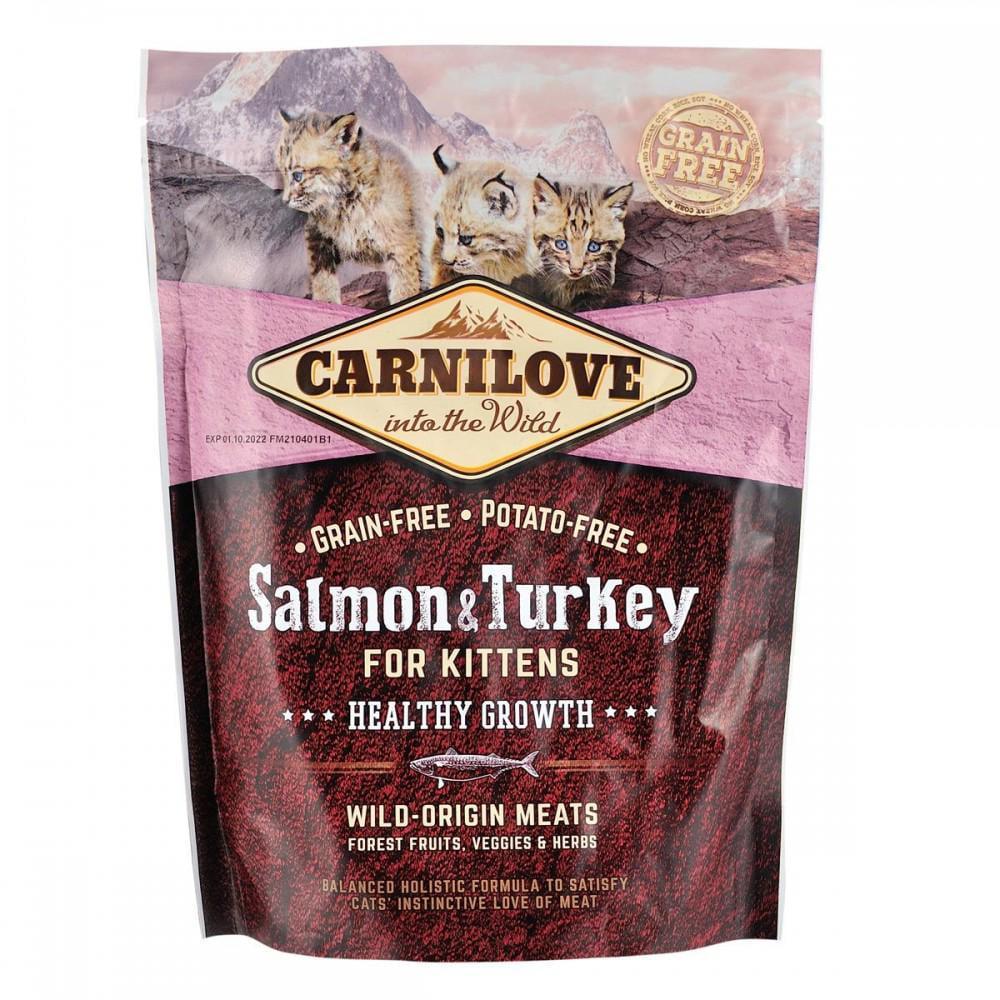 Корм сухой для котят Carnilove Cat Salmon&Turkey лосось и индейка 400 г (170190/512232)