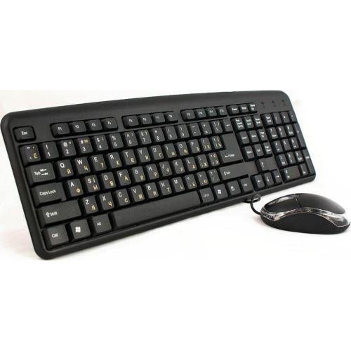 Комплект HQ-Tech KM-348 клавиатура мышь Gray (60713)