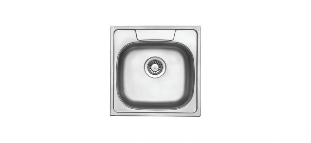 Мойка кухонная Ukinox GAL 480.480 GT 6K декор и доска разделочная