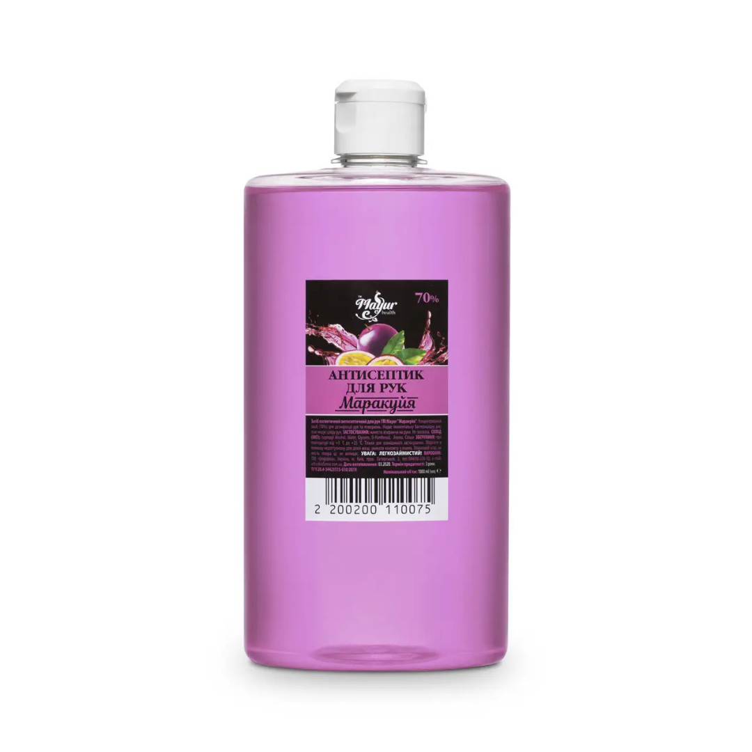 Антисептик для рук TM Mayur Маракуйя 1000 мл Антисептик для рук TM Mayur Маракуйя 1000 мл