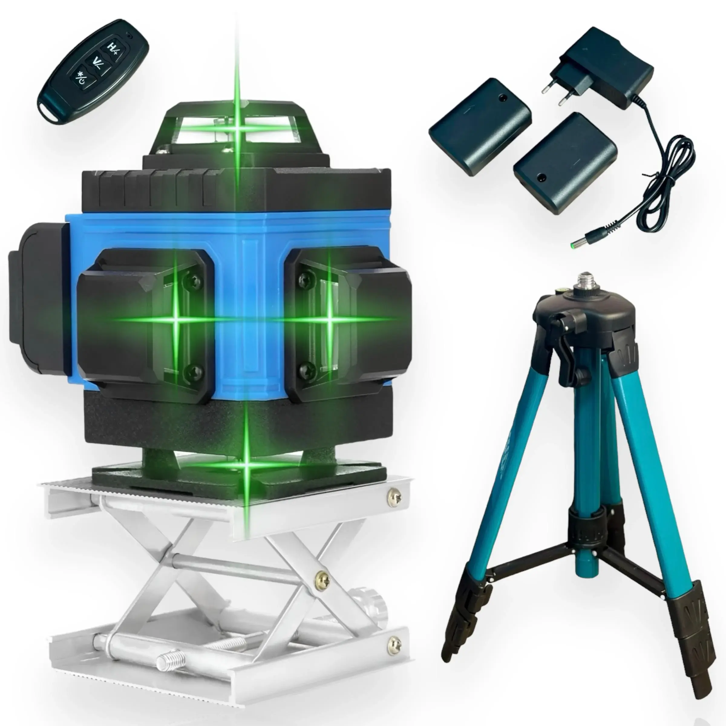 Лазерный 4D уровень аккумуляторный 16 линий пульт дистанционного управления 2 аккумулятора (24708440) - фото 2 Лазерный 4D уровень аккумуляторный 16 линий пульт дистанционного управления 2 аккумулятора (24708440) - фото 2