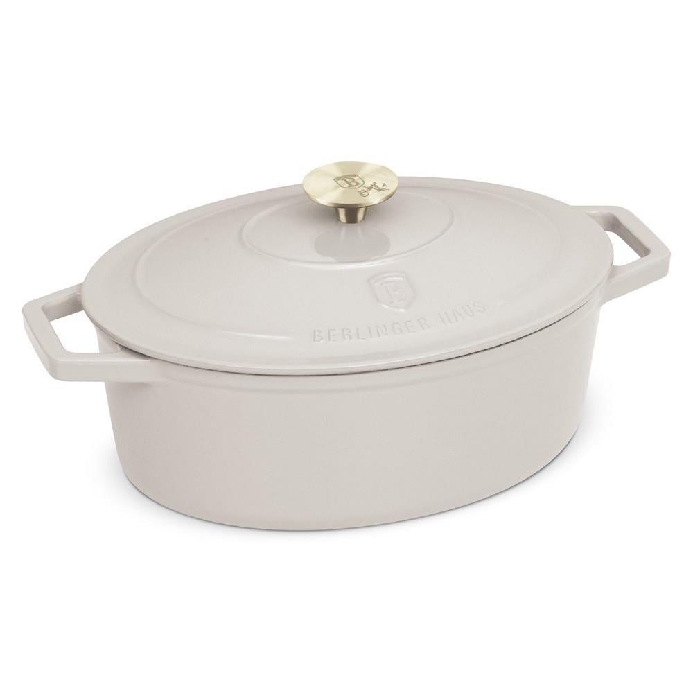 Кастрюля чугунная Berlinger Haus Sahara Collection BH-6540 30 см 4,65 л кремовая (31480913)