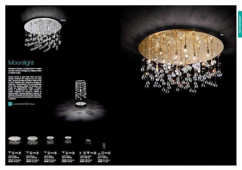 Люстра Ideal Lux Moonlight PL8 Oro (080932) - фото 4
