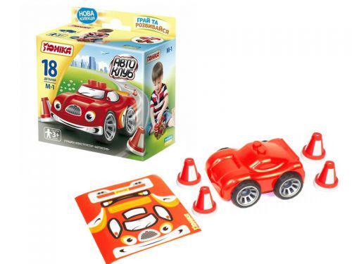 Игрушка-конструктор Автоклуб 18 деталей Красный (111345)