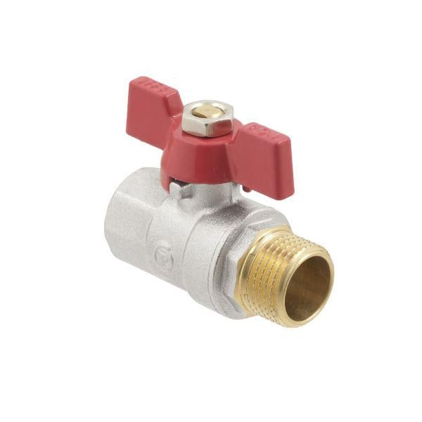 Кран шаровый PLM BASE ВЗ 1/2" бабочка PV11 (100956)