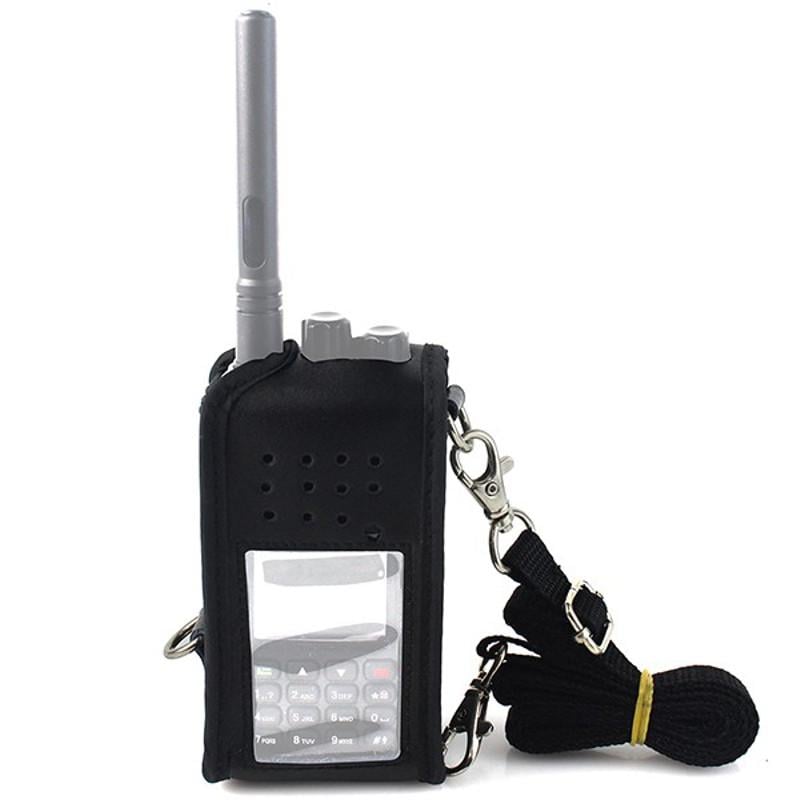 Чехол кожаный Retevis J9110H с ремешком для раций Retevis RT3/RT3S/TYT MD-380 (100919)