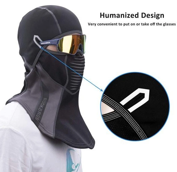 Балаклава RockBros LF7913-1 Чорний із сірим (1881885483) - фото 9 Балаклава RockBros LF7913-1 Чорний із сірим (1881885483) - фото 9