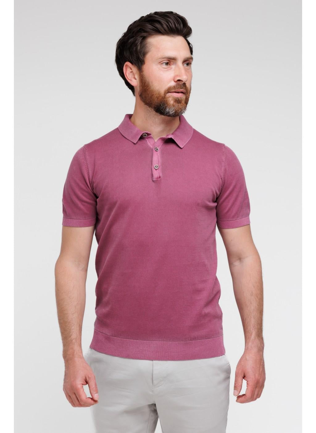 Поло мужское NAVI NV231-TX-001-W XL Темно-розовый