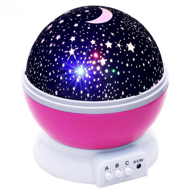 Ночник-проектор Звездное небо Star Master Dream QDP01 Розовый
