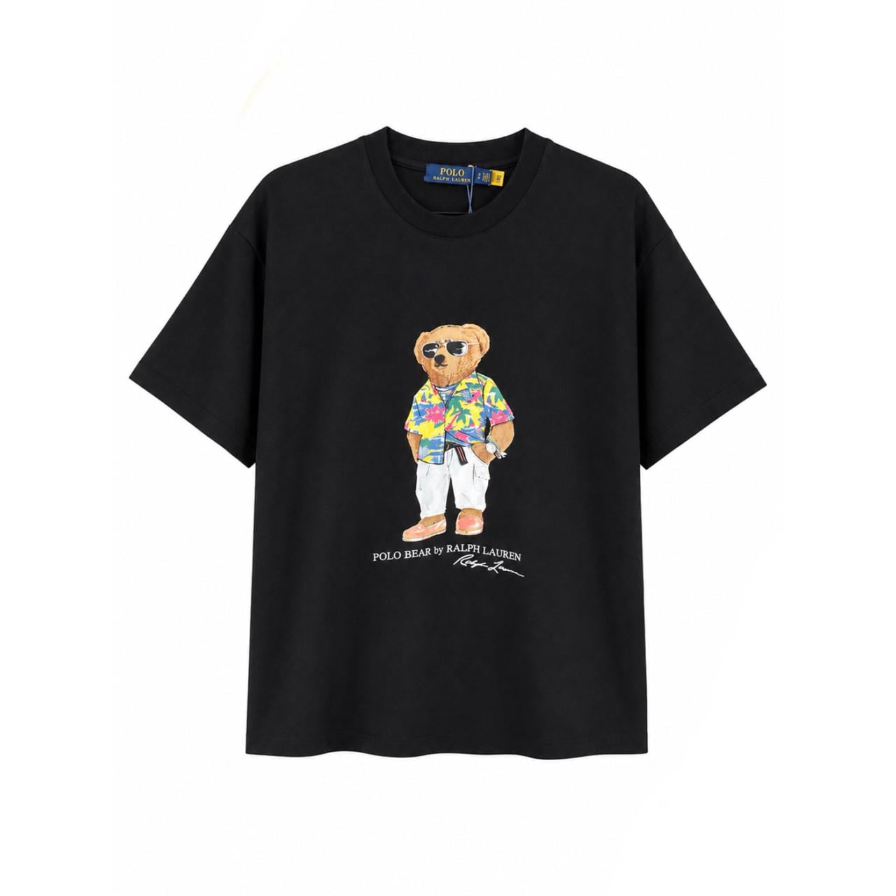 Футболка Polo Ralph Lauren Bear Oversize Black Premium
