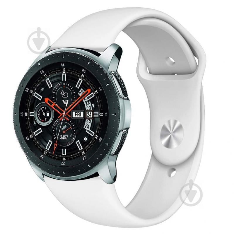 Ремешок BeWatch силиконовый для Samsung Galaxy Watch 46 мм Белый (1020302) Ремешок BeWatch силиконовый для Samsung Galaxy Watch 46 мм Белый (1020302)