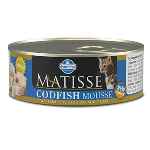 Корм для кошек влажный Farmina Matisse Cat Mousse Codfish с треской 85 г