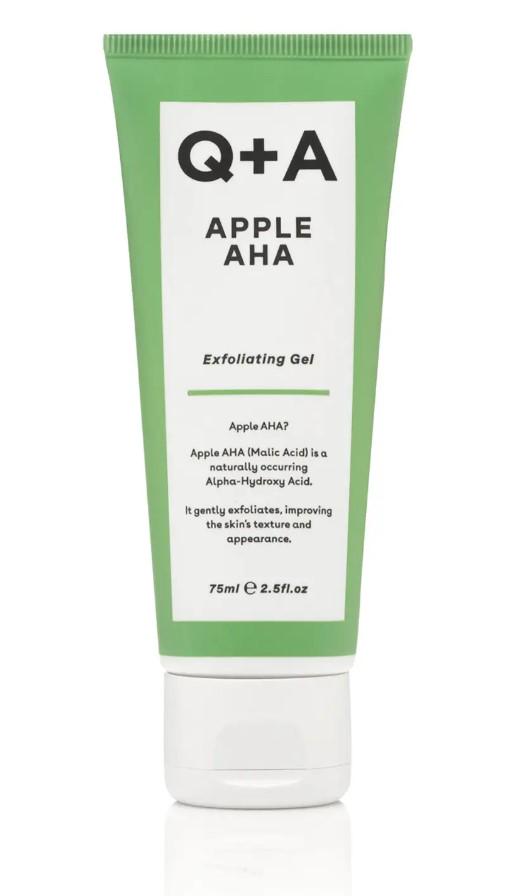 Відлущуючий гель з кислотами для обличчя Q+A Apple AHA Exfoliating Gel 75 мл (5060486261888)