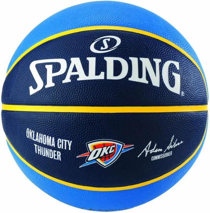 Мяч баскетбольный Spalding NBA Team OC Thunder Size-7 NBA_TOCT_7 - фото 2