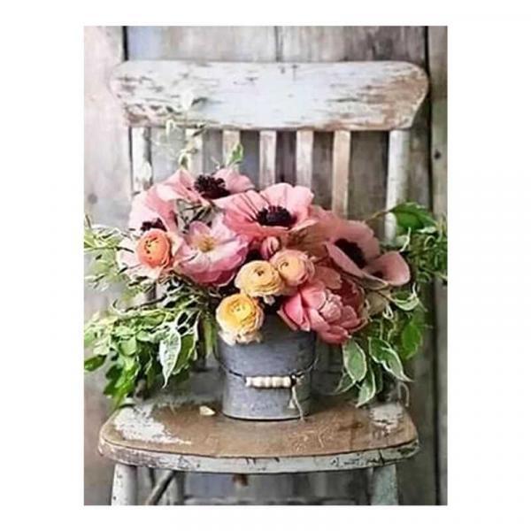 Алмазна мозаїка TK Group Букет Прованс 40х30 см з рамкою в коробці (GB75882-mt)