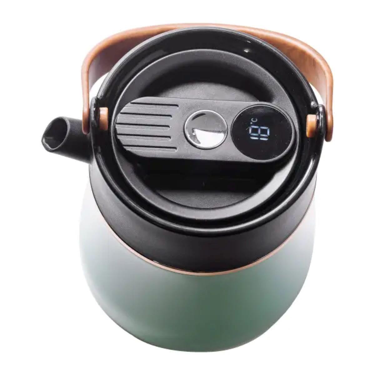 Чайник термос с датчиком температуры и вакуумной изоляцией HP-14-22M 700 мл Мятный (A-033287) - фото 5