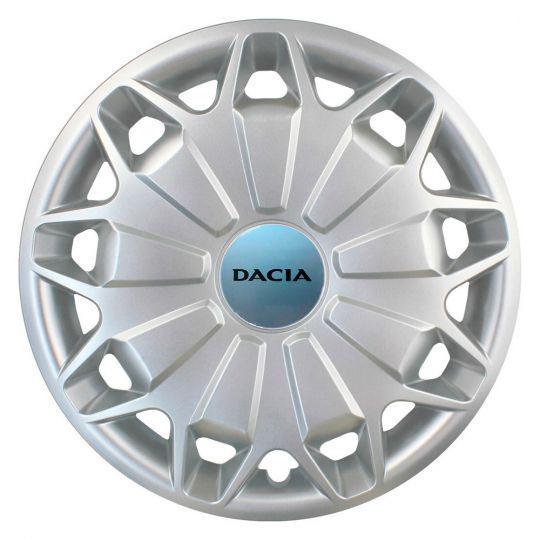 Автомобильные колпаки SKS 338 R15 с логотипом Dacia 4 шт. Серебристый
