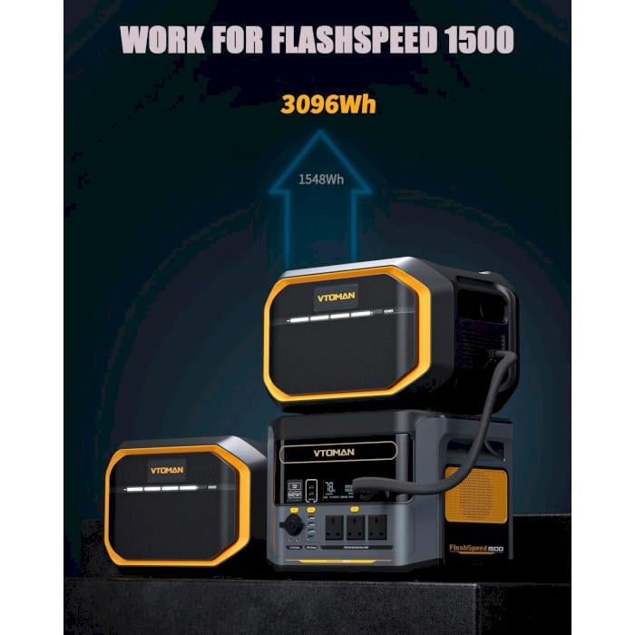 Батарея к зарядной станции VTOMAN FlashSpeed 1500 Battery PB-81 1548 Вт/ч LiFePo4 (23789830) - фото 5