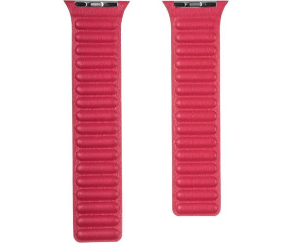 Ремінець Leather Link Band для Apple Watch S size 38/40 мм Pink (0100000083503)