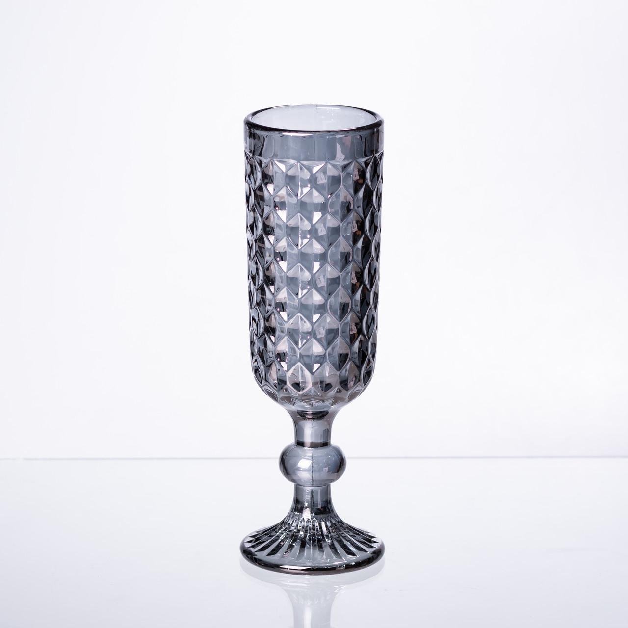 Набор бокалов для шампанского 6шт. по 160 мл Серый - фото 3