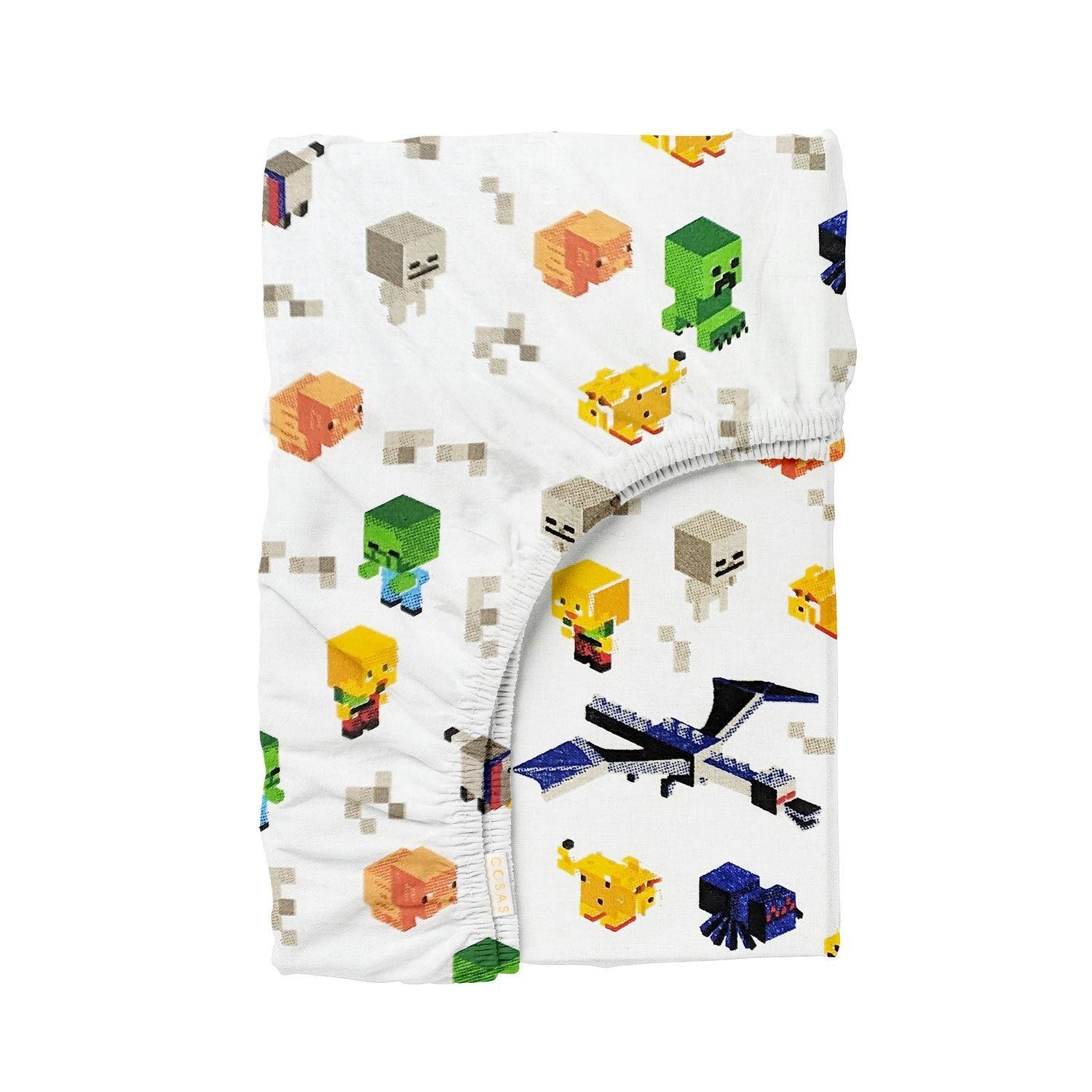 Простынь Cosas Minecraft Color на резинке 80х160 см (4822052149447) Простынь Cosas Minecraft Color на резинке 80х160 см (4822052149447)