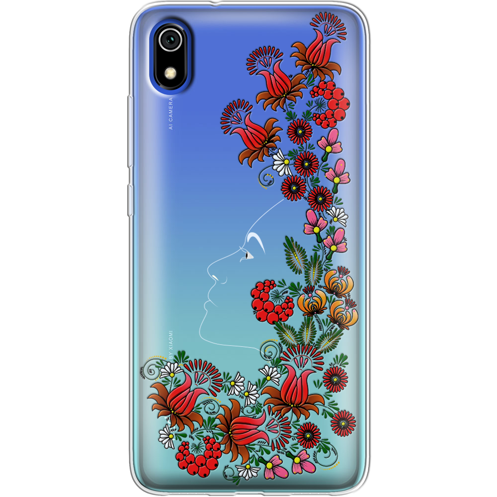 Чехол Boxface Xiaomi Redmi 7A 3D Ukrainian Muse Прозрачный силикон (37400-bk64-37400)