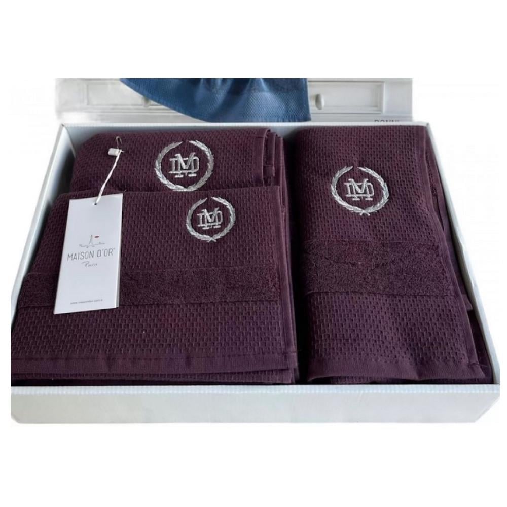 Набор полотенец Maison D'or Bonni Bordeaux 30x50/50x100/70x140 см (2000022280807)