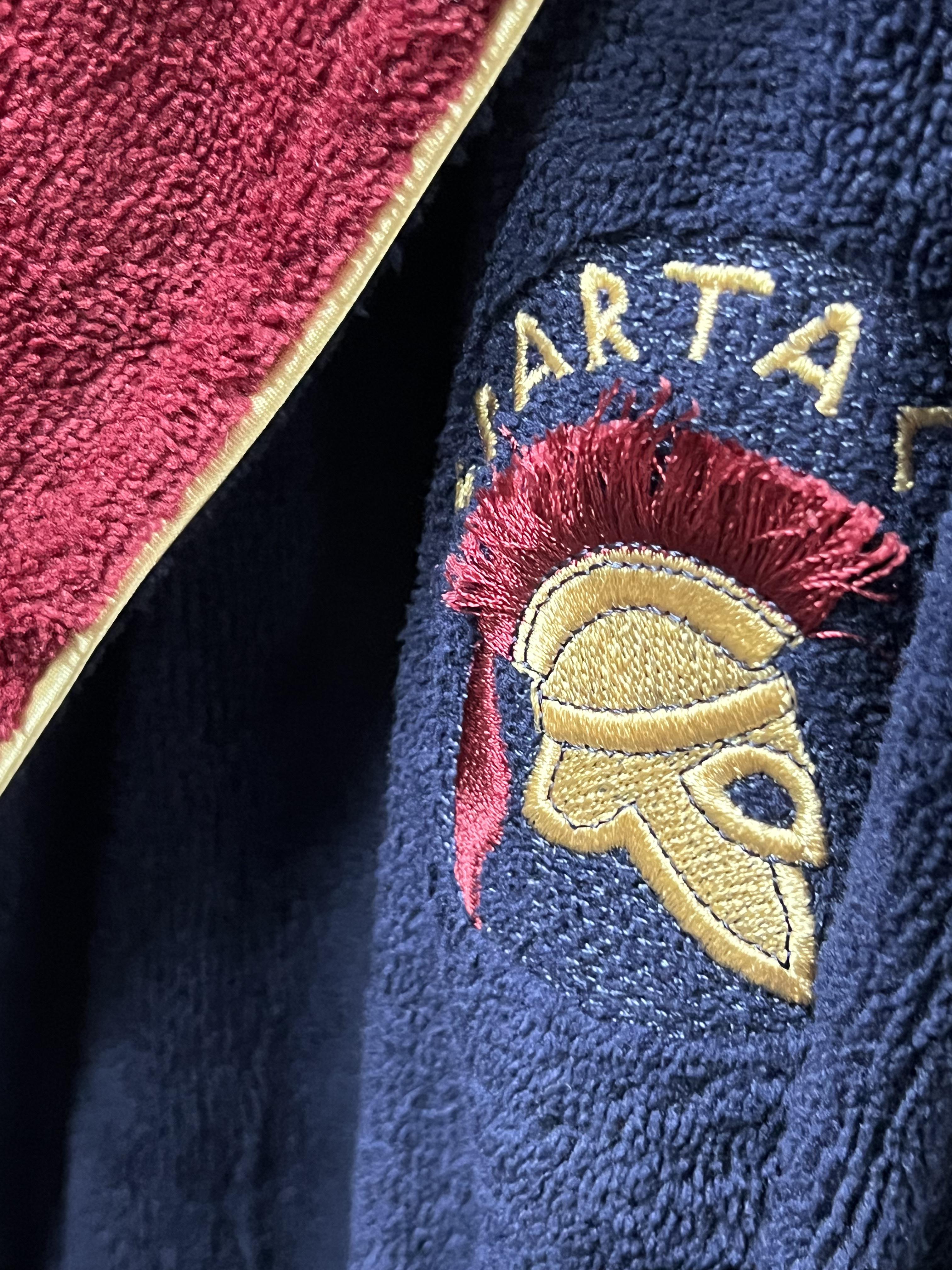 Халат мужской Nusa велюровый бамбук/хлопок 2XL Темно-синий (2711630302) - фото 7