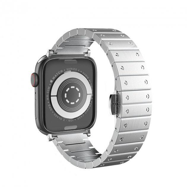 Браслет Apple Watch 1/2/3/4 Hoco Precious Steel Strap WB07 38/40 мм Silver - фото 4