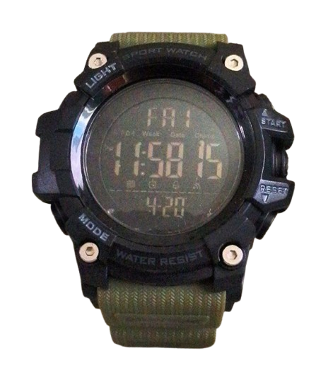 Наручные часы мужские Skmei 1384 Wrisband Black-Military (3380)