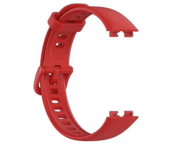 Ремешок Silicone для смарт-часов Huawei Band 10 Красный
