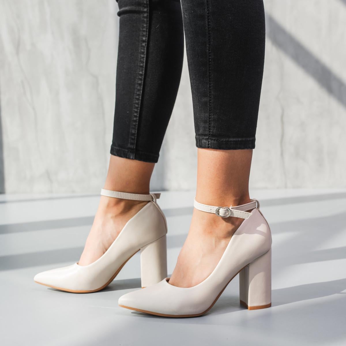 Туфли женские Fashion р. 40 25,5 см Бежевый (3742)