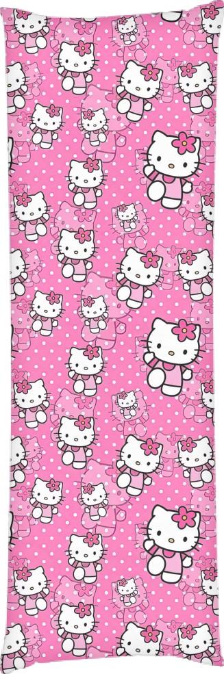 Подушка дакимакура Hello Kitty 50x150 см (14107043)