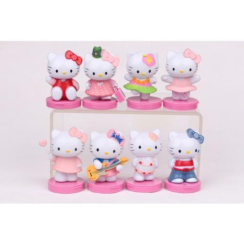 ᐉ Набор мини-фигурок Hello Kitty ПВХ 8 шт. 6 см • Купить в Киеве