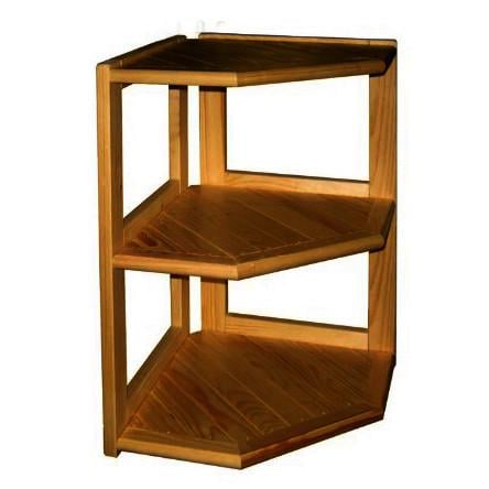 Полка настенная угловая из дерева Магуана Мускат (УНП-001607)